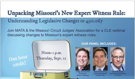CLE webinar presented by the Missouri Association of Trial Attorneys